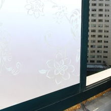 「魔琪83057玻璃贴」使用评测 自粘清新雅芳风，浴室卧室总相宜